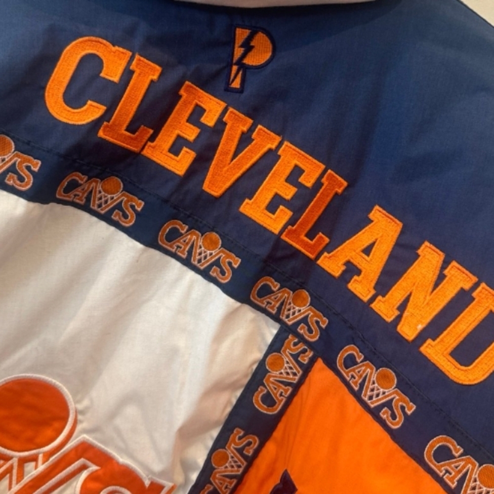 Pro Player Blue and Orange Varsity Jacket - Picture 4 of 9